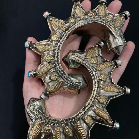 single  Cuff Bracelet  Cuff Bracelet for Women Single Cuff Vintage Handmade - Picture 3 of 8